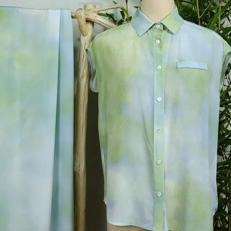 Sheer Flowy 100% Mulberry Silk Georgette Fabric | 11 Momme, 140cm Wide, Non-Elastic Light for Spring Summer Dress Blouse Making
Sheer Flowy 100% Mulberry Silk Georgette Fabric | 11 Momme, 140cm Wide, Non-Elastic Light for Spring Summer Dress Blouse Making