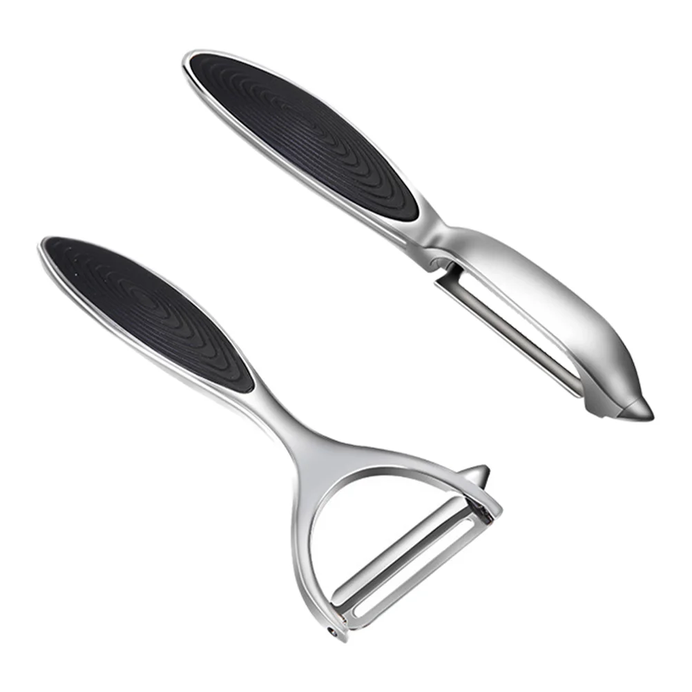2pcs Zinc Alloy Fruit Vegetable Peeler Kitchen Tool Cucumber Potato Carrot Scraper Multipurpose Home Use Non Slip H
2pcs Zinc Alloy Fruit Vegetable Peeler Kitchen Tool Cucumber Potato Carrot Scraper Multipurpose Home Use Non Slip H