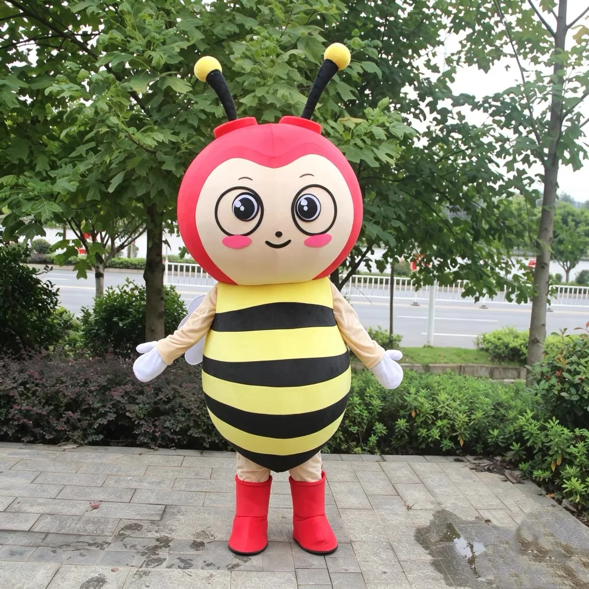 New Adult Halloween Christmas Cute Red Bee Mascotte Fancy Dress Cartoon Mascot Costume Plush Fancy Dress Mascot Costume
New Adult Halloween Christmas Cute Red Bee Mascotte Fancy Dress Cartoon Mascot Costume Plush Fancy Dress Mascot Costume