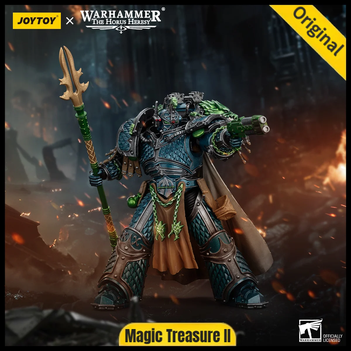 【JOYTOY】Warhammer 40K Alpha Legion Alpharius Primarch of The XXth Legion 1/18 Action Figure
【JOYTOY】Warhammer 40K Alpha Legion Alpharius Primarch of The XXth Legion 1/18 Action Figure