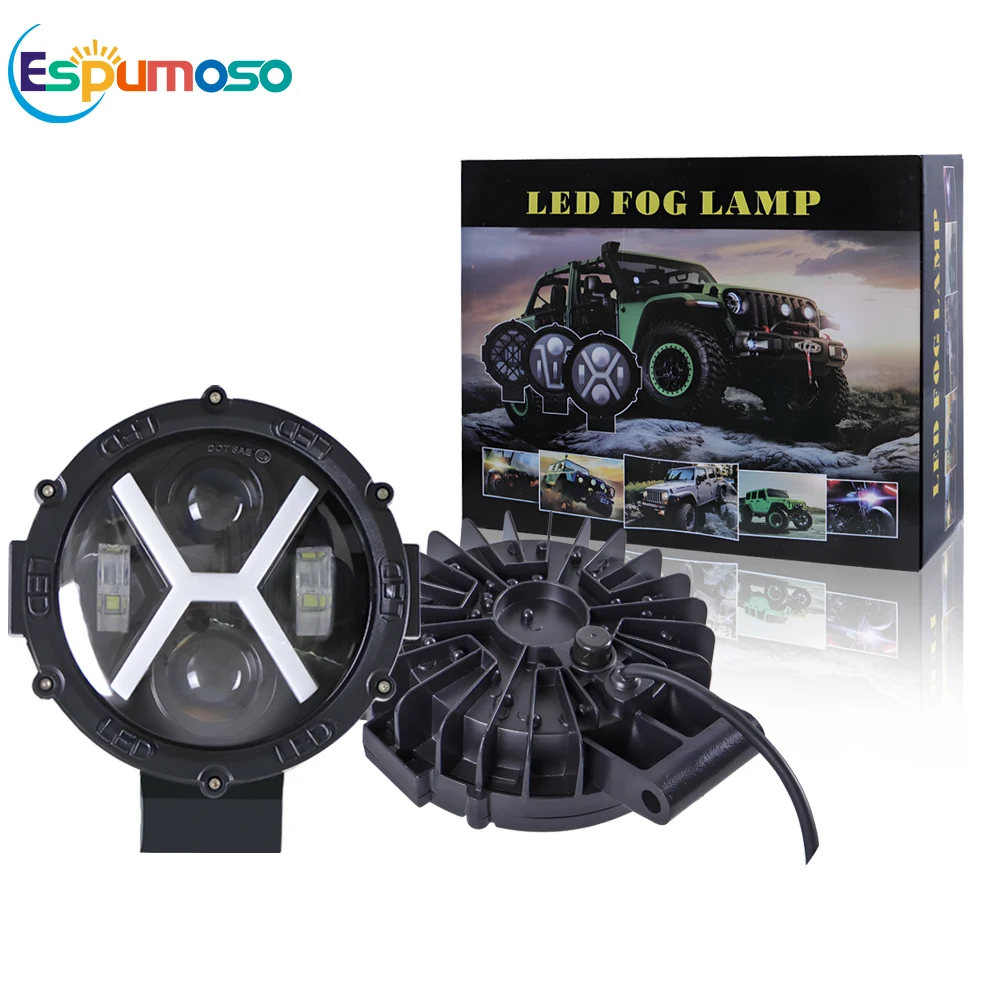 1/2 Pcs 7Inch Car LED Work Light Bar Driving Lamp for Jeep Offroad Boat Tractor Truck 4x4SUV ATV Spotlight 12/24V 40w Headlight
1/2 Pcs 7Inch Car LED Work Light Bar Driving Lamp for Jeep Offroad Boat Tractor Truck 4x4SUV ATV Spotlight 12/24V 40w Headlight