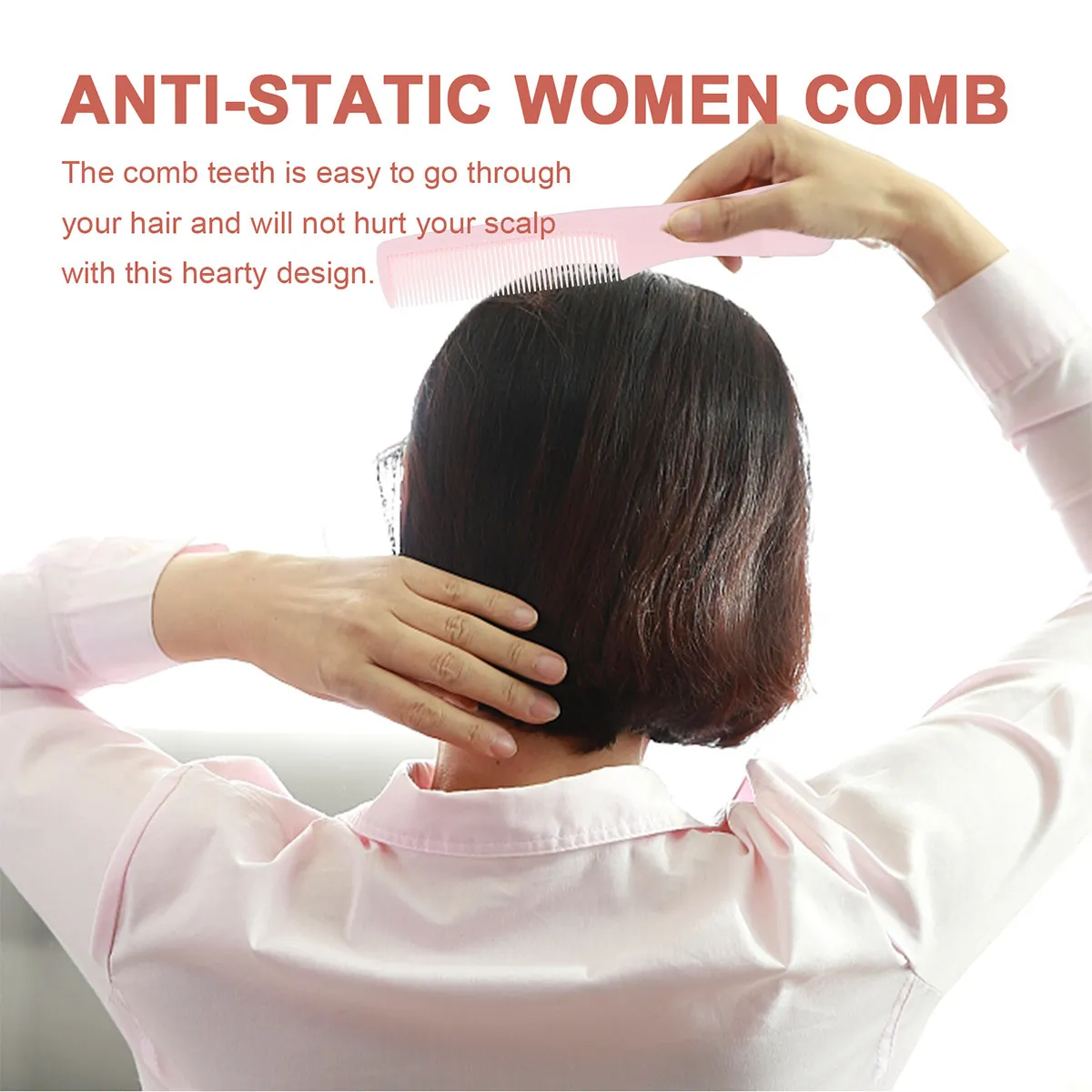 2Pcs Anti-Static Hairdressing Comb Fine Tooth Plastic Combs for Women Household Salon Barber Hair Styling Grooming Tool
2Pcs Anti-Static Hairdressing Comb Fine Tooth Plastic Combs for Women Household Salon Barber Hair Styling Grooming Tool