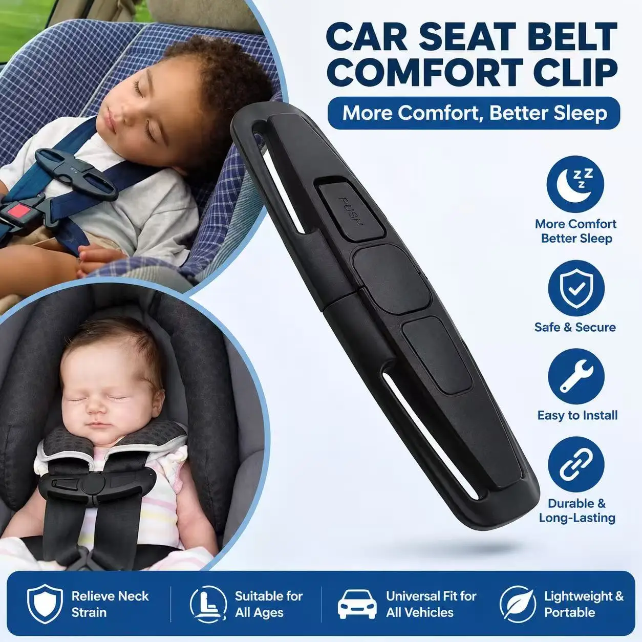 Black Car Baby Safety Seat Strap Belt Harness Chest Clip Safe Buckle For Baby Kid Child Safety Seatbelt Buckle Latch Accessories
Black Car Baby Safety Seat Strap Belt Harness Chest Clip Safe Buckle For Baby Kid Child Safety Seatbelt Buckle Latch Accessories