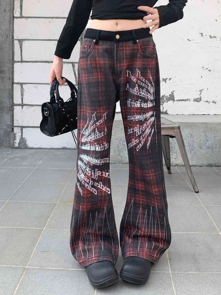 2025 г., красные мешковатые расклешенные женские джинсы в американском стиле ретро Y2K, брюки, новая женская одежда в стиле рок, хлопковые длинные брюки в стиле панк
2025 г., красные мешковатые расклешенные женские джинсы в американском стиле ретро Y2K, брюки, новая женская одежда в стиле рок, хлопковые длинные брюки в стиле панк