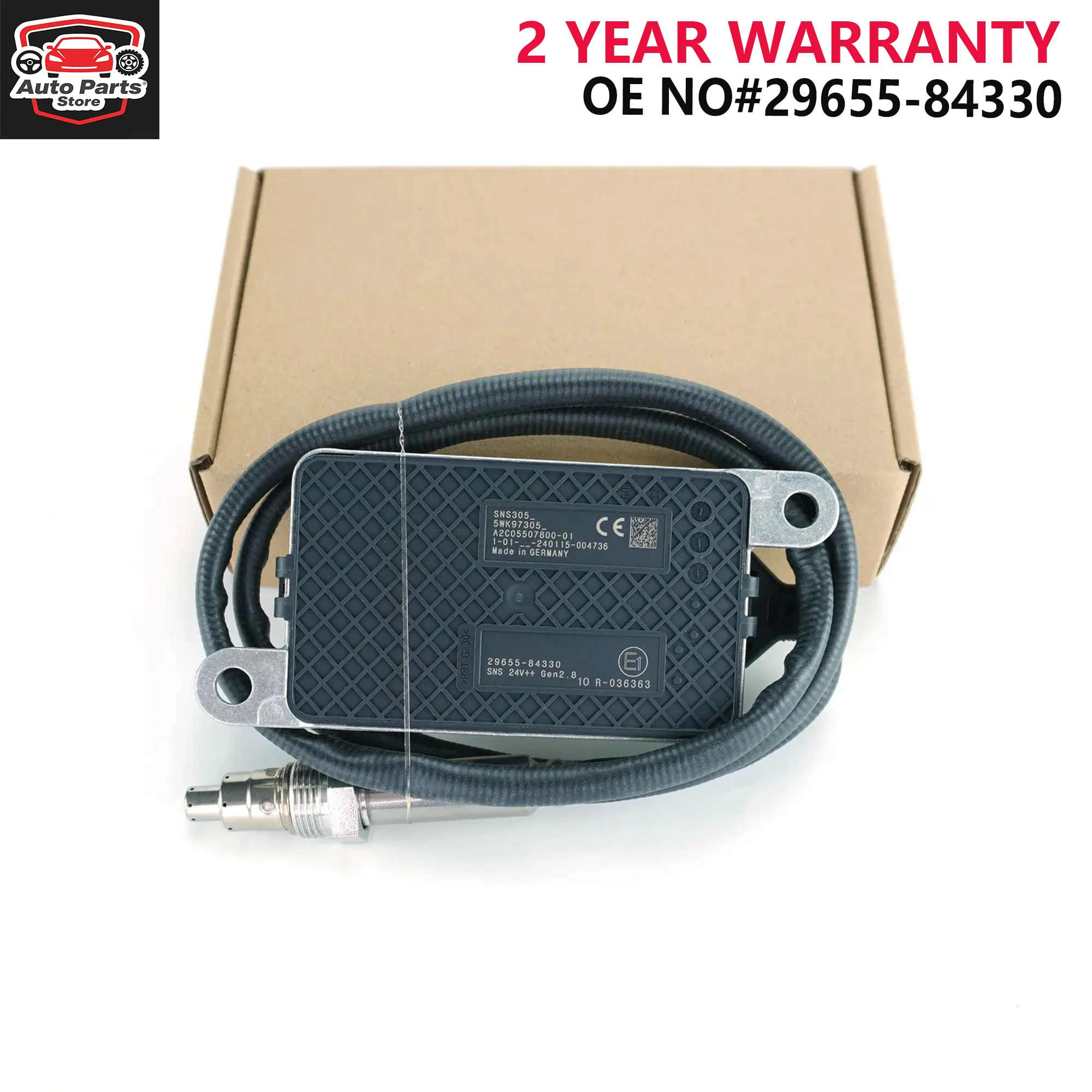 Nox Sensor 29655-84330 5WK97305 5WK9 7305 2965584330 NEW Nitrogen Oxide Sensor for Hyundai Truck
Nox Sensor 29655-84330 5WK97305 5WK9 7305 2965584330 NEW Nitrogen Oxide Sensor for Hyundai Truck