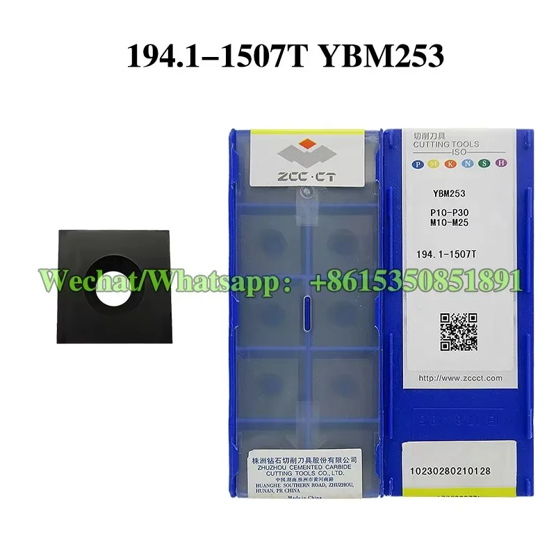 ZCC CT 194.1-1507T YBM253 твердосплавная вставка со сменной резьбой, режущий инструмент с ЧПУ
ZCC CT 194.1-1507T YBM253 твердосплавная вставка со сменной резьбой, режущий инструмент с ЧПУ