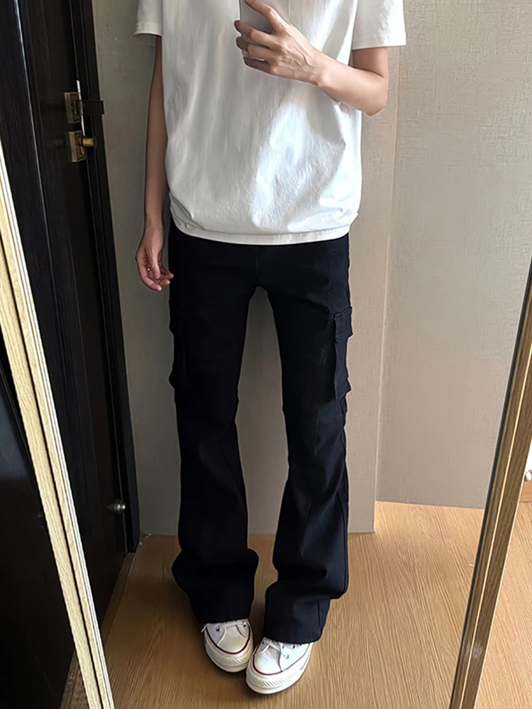 Джинсы Bcare Bla Workwear для мужчин и женщин, винтажные, американского стиля, свободного кроя, не обтягивающие, с легким клешем, для осеннего сезона, повседневная одежда
Джинсы Bcare Bla Workwear для мужчин и женщин, винтажные, американского стиля, свободного кроя, не обтягивающие, с легким клешем, для осеннего сезона, повседневная одежда