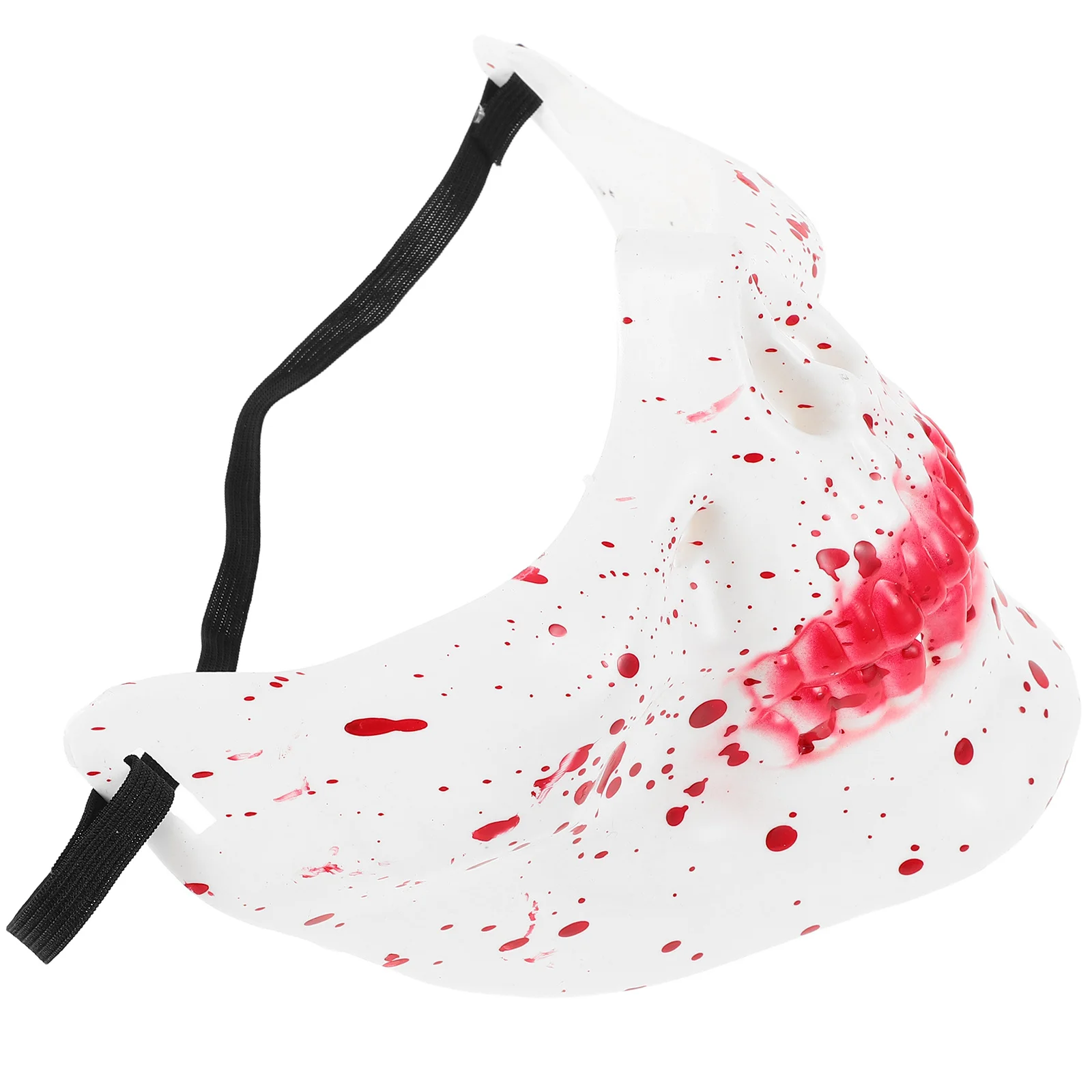 Half Face Mask Bloodied Skull Effect for Adult Halloween Horror Costume Creepy Masquerade Event Dress Up Plastic Mask
Half Face Mask Bloodied Skull Effect for Adult Halloween Horror Costume Creepy Masquerade Event Dress Up Plastic Mask