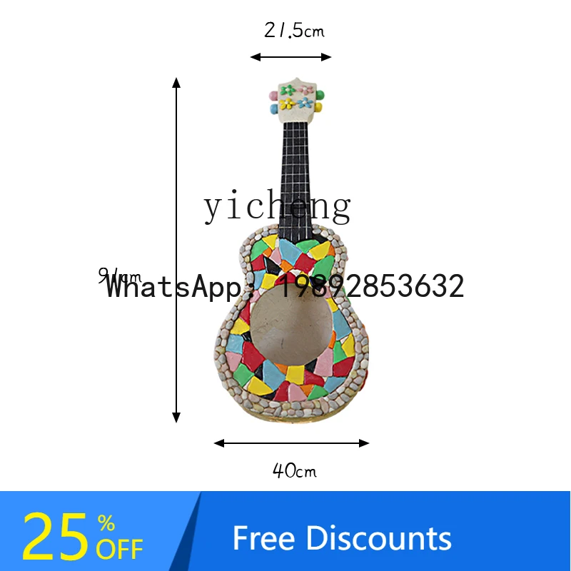 X1Creative Guitar Garden Garden Decorative Ornament Balcony Arrangement Outdoor Homestay Art Flower Pot
X1Creative Guitar Garden Garden Decorative Ornament Balcony Arrangement Outdoor Homestay Art Flower Pot
