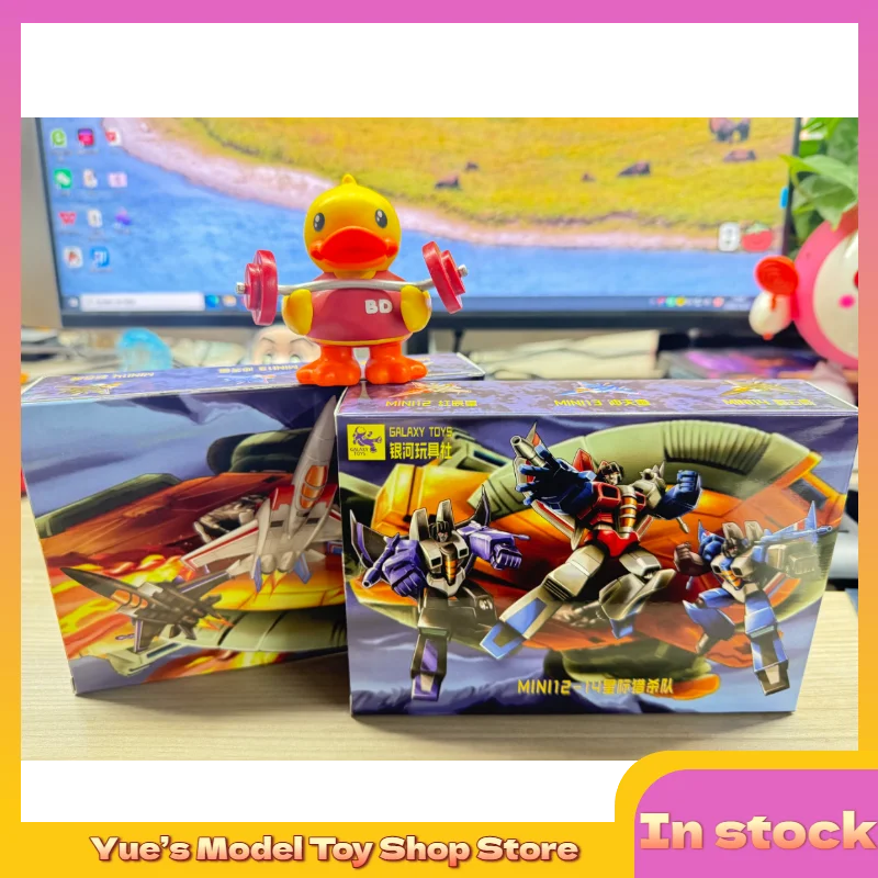 【In Stock】Transformation Toys Mini12 Starscream Mini13 Thunder Mini14 Skywarp Pocket Toy Movable Robot Doll Model Toy Collection
【In Stock】Transformation Toys Mini12 Starscream Mini13 Thunder Mini14 Skywarp Pocket Toy Movable Robot Doll Model Toy Collection