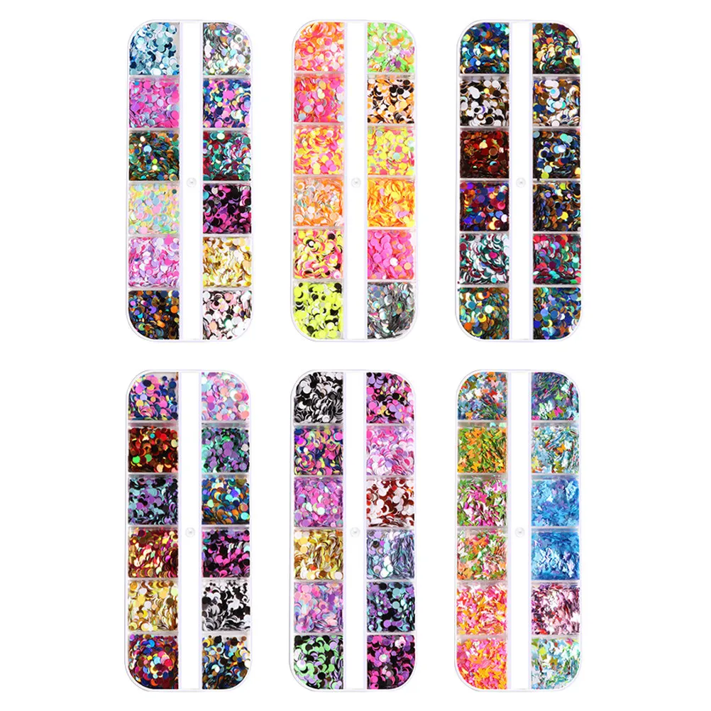 6Pcs Colorful Nail Sequins Unique Pattern Assorted Shapes DIY Nail Art Decoration Safe for Professional Or Home Use Manicure
6Pcs Colorful Nail Sequins Unique Pattern Assorted Shapes DIY Nail Art Decoration Safe for Professional Or Home Use Manicure