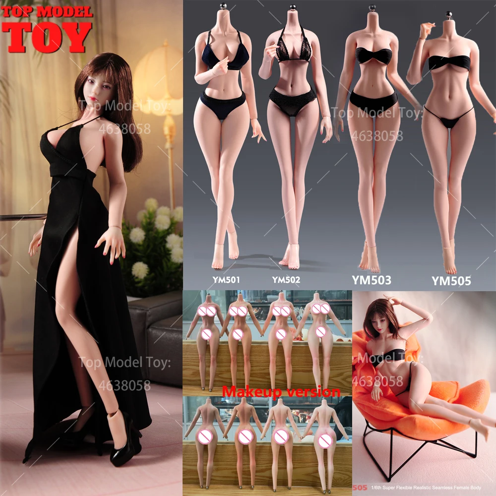 YM501 YM502 YM503 05 06 07 1/6 Super Flexible Seamless Body with Physiological Details 12'' Female Soldier Action Figure Model
YM501 YM502 YM503 05 06 07 1/6 Super Flexible Seamless Body with Physiological Details 12'' Female Soldier Action Figure Model