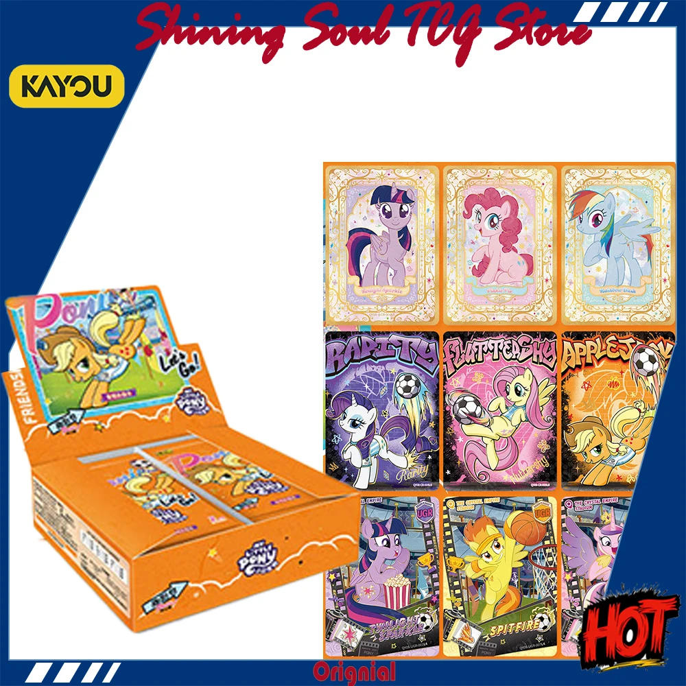 KAYOU My Little Pony Cards Vo.l 8 Fun Photo Pack Genuine Huiyue Card Pack Football themed anime collectible cards Exquisite Gift
KAYOU My Little Pony Cards Vo.l 8 Fun Photo Pack Genuine Huiyue Card Pack Football themed anime collectible cards Exquisite Gift