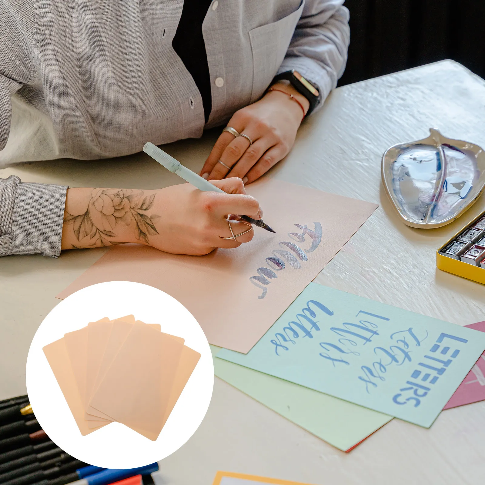 5Pcs Blank Tattoo Practice Skin Sheet Silicone Artificial Human Skin for Tattooing Training Smooth Insertion Portable
5Pcs Blank Tattoo Practice Skin Sheet Silicone Artificial Human Skin for Tattooing Training Smooth Insertion Portable