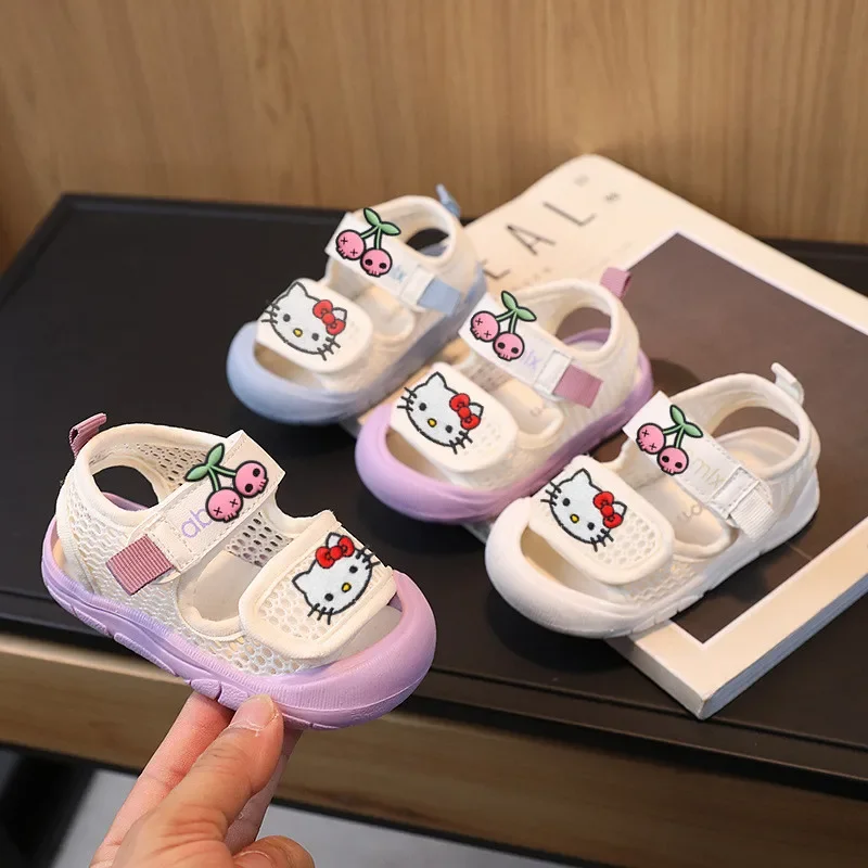 Sanrio hello kitty детские сандалии для девочек, летние детские тапочки Baotou на мягкой подошве для мальчиков, дышащая обувь для малышей, пляжная обувь
Sanrio hello kitty детские сандалии для девочек, летние детские тапочки Baotou на мягкой подошве для мальчиков, дышащая обувь для малышей, пляжная обувь