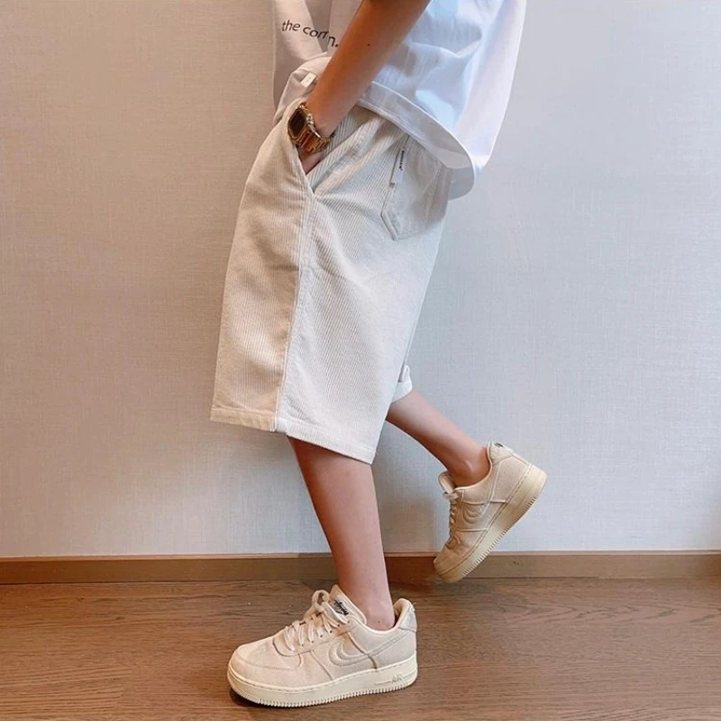 Big and Tall Men's Fashion Summer Stylish Baggy Vintage White Faded Stone Washed Corduroy Knee-Length Shorts Hipster Clothing
Big and Tall Men's Fashion Summer Stylish Baggy Vintage White Faded Stone Washed Corduroy Knee-Length Shorts Hipster Clothing