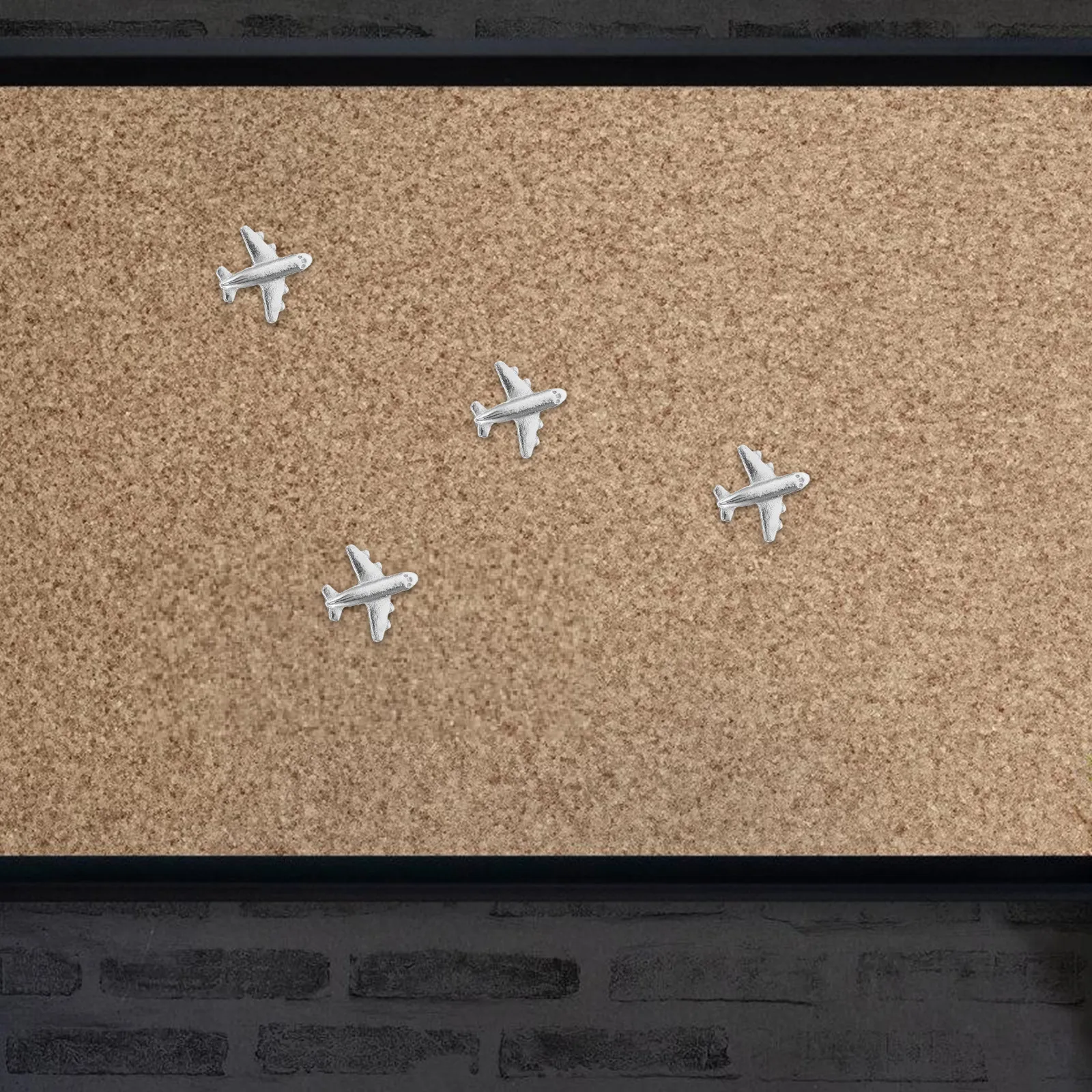 24Pcs Silver Metal Airplane Pushpins Decorative Thumbtacks for Photos Maps Cork Board Office Wall Travel Craft Pins
24Pcs Silver Metal Airplane Pushpins Decorative Thumbtacks for Photos Maps Cork Board Office Wall Travel Craft Pins