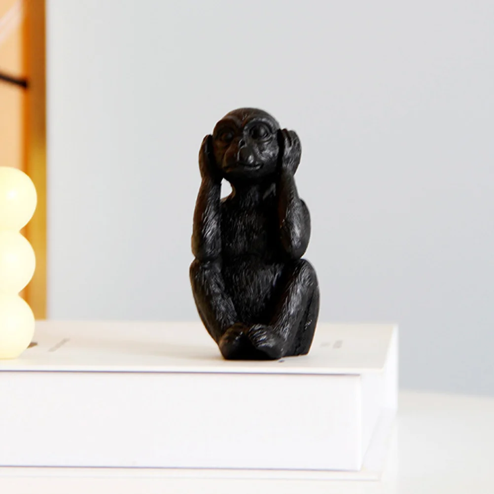Trolls Toys Nordic Style Creative Animal Ornaments Monkey Shape Set Home Crafts Living Room Desktop Decoration (black) Resin
Trolls Toys Nordic Style Creative Animal Ornaments Monkey Shape Set Home Crafts Living Room Desktop Decoration (black) Resin