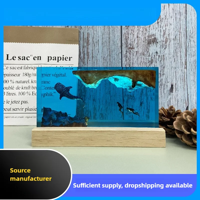 Creative Resin Whale Shark Diver Bookend, Ocean Theme Wood Base Night Light Holiday Gift
Creative Resin Whale Shark Diver Bookend, Ocean Theme Wood Base Night Light Holiday Gift