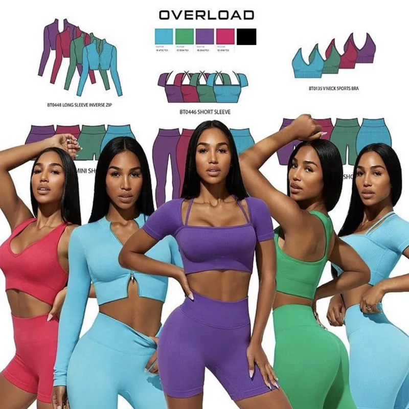 Yoga Suit Five-piece Women's Seamless Zipper Long-sleeved High-waisted Hip-lifting Fitness Pants Running Sports Underwear Shorts
Yoga Suit Five-piece Women's Seamless Zipper Long-sleeved High-waisted Hip-lifting Fitness Pants Running Sports Underwear Shorts