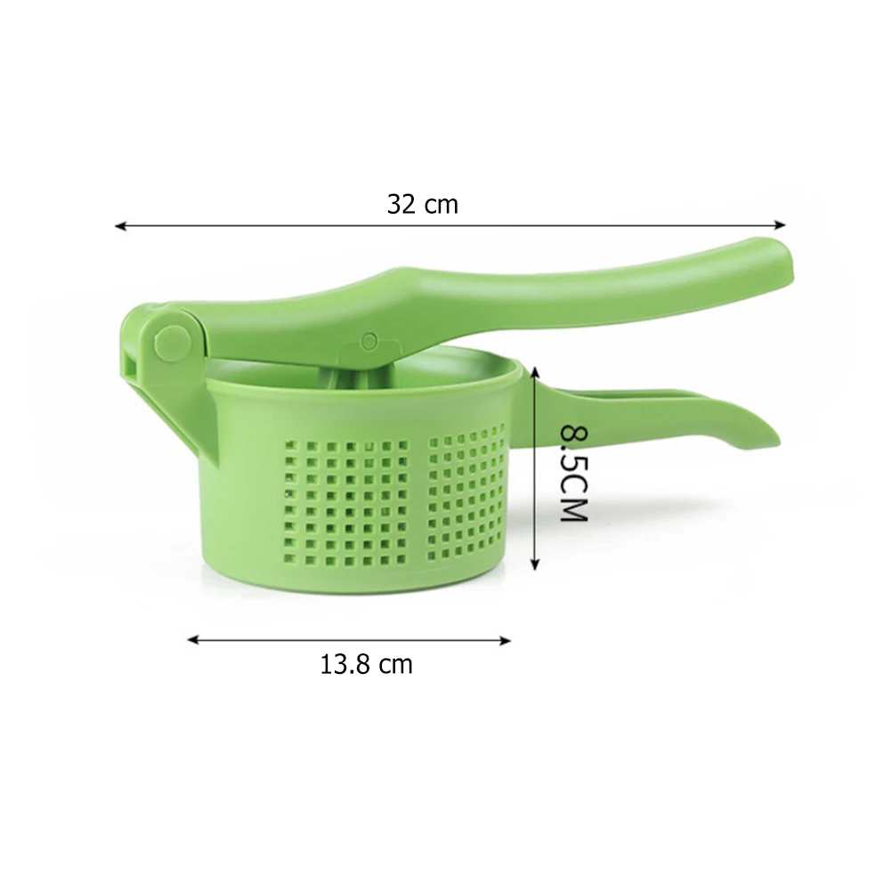 1Pcs Potato Ricer Masher Premium Material Compact Storage Easy Use Hollow Design Handheld Presser Green Potato Ricer
1Pcs Potato Ricer Masher Premium Material Compact Storage Easy Use Hollow Design Handheld Presser Green Potato Ricer