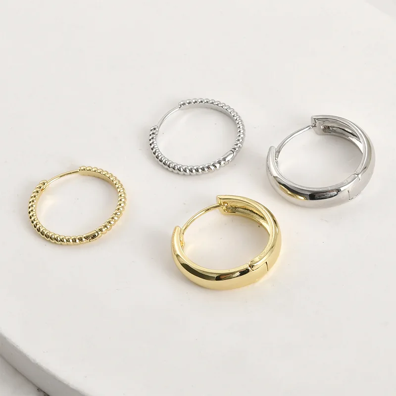 Медные серьги-кольца с покрытием из 14-каратного золота, сохраняющие цвет, для самостоятельного изготовления, простые, универсальные, аксессуары для серег, материалы
Медные серьги-кольца с покрытием из 14-каратного золота, сохраняющие цвет, для самостоятельного изготовления, простые, универсальные, аксессуары для серег, материалы