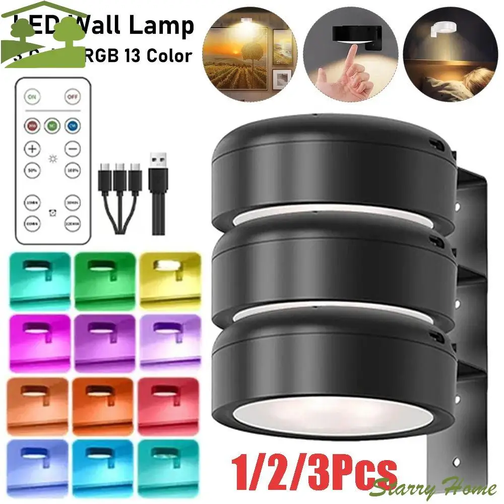 1/2/3Pcs Wall Mounted Magnetic LED Light No-Drill Dimmable Wireless Picture Light Adjustable Timer with Control Remote
1/2/3Pcs Wall Mounted Magnetic LED Light No-Drill Dimmable Wireless Picture Light Adjustable Timer with Control Remote