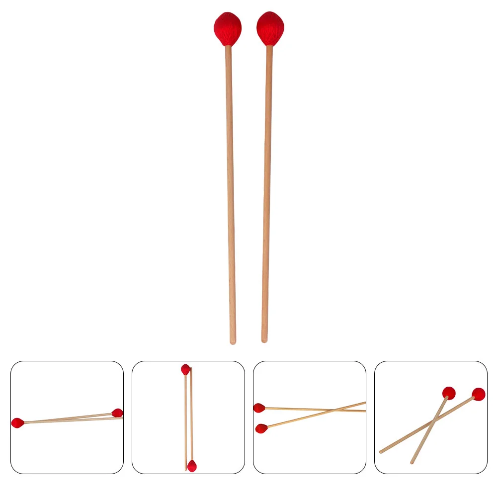 2 Pcs Musical Instrument Marimba Hammer Xylophone Maple Nylon Core Percussion Sticks
2 Pcs Musical Instrument Marimba Hammer Xylophone Maple Nylon Core Percussion Sticks