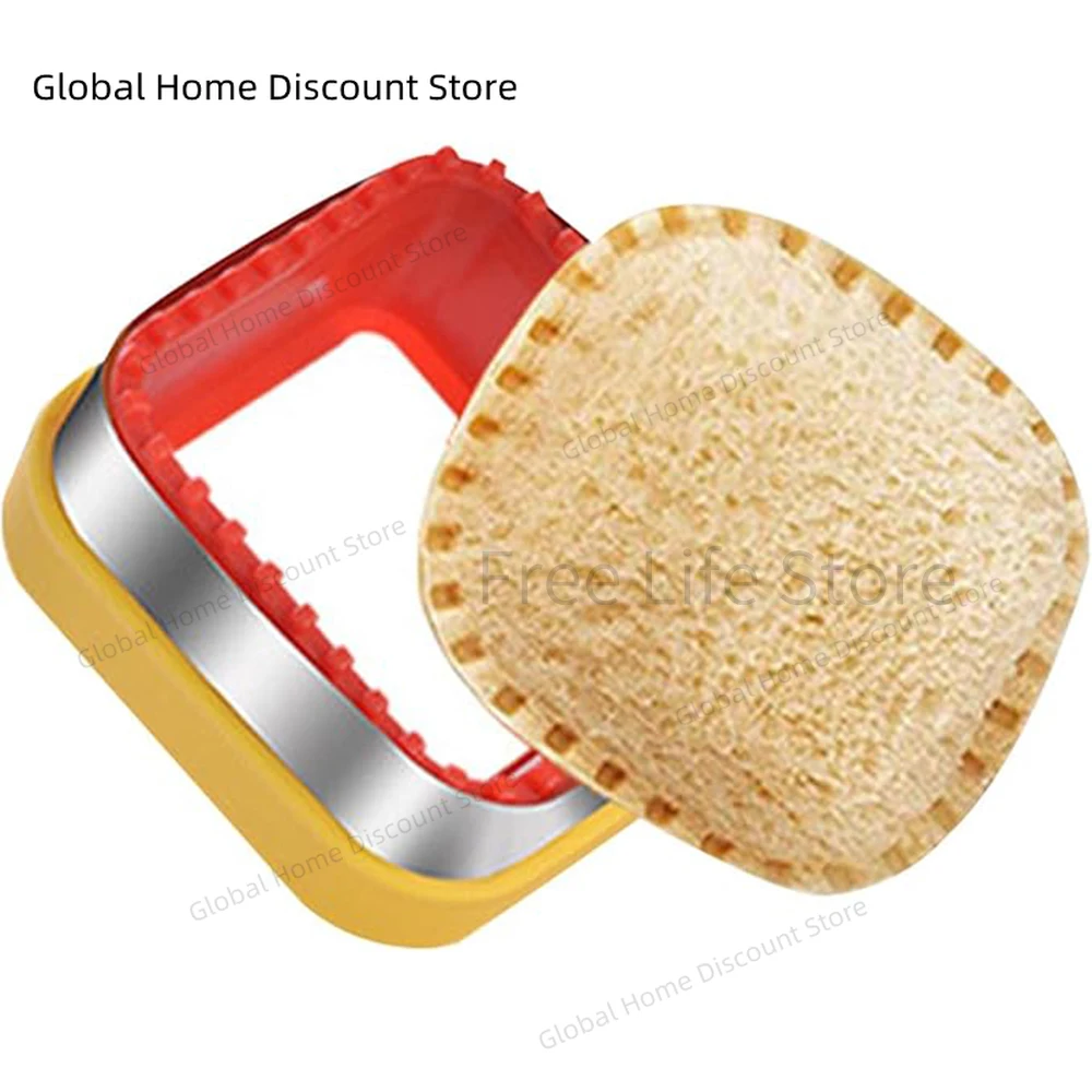 Sandwich Cutter & Sealer, 1/2 Counts Cookie Plastic Cutter, Creative Cutting Tool for Home Kitchen Couple Breakfast Production
Sandwich Cutter & Sealer, 1/2 Counts Cookie Plastic Cutter, Creative Cutting Tool for Home Kitchen Couple Breakfast Production