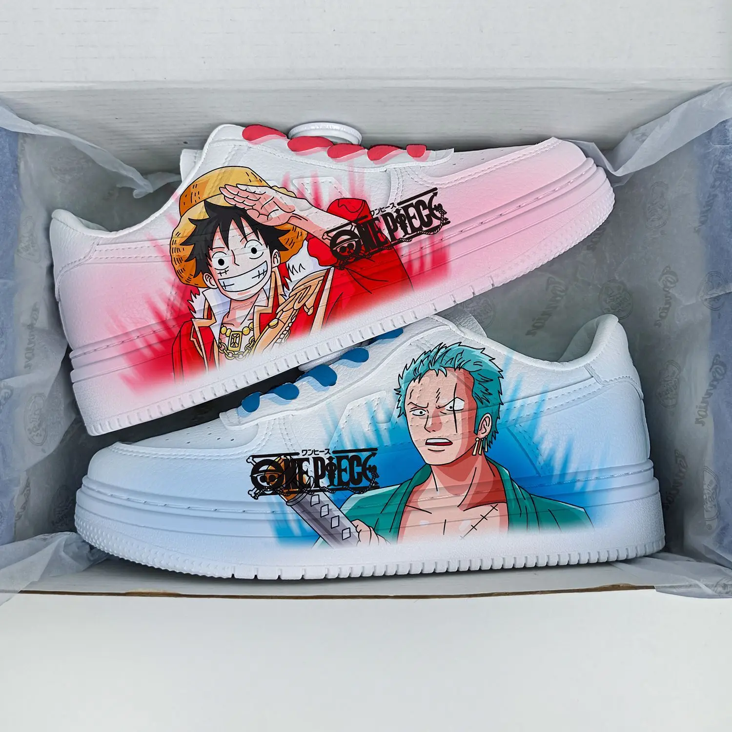 Anime Cartoon One Piece Luffy Zoro Two-Dimensional Men's Trendy Outdoor Casual Low-Top Sports Shoes Play Shoes Graffiti Sneakers
Anime Cartoon One Piece Luffy Zoro Two-Dimensional Men's Trendy Outdoor Casual Low-Top Sports Shoes Play Shoes Graffiti Sneakers