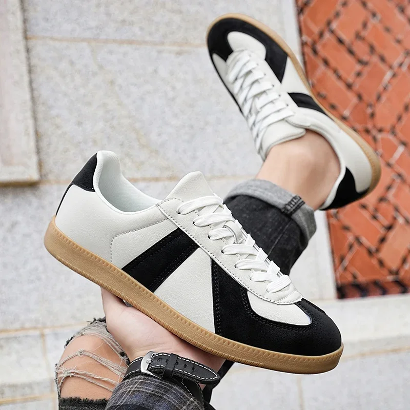 High Quality Men's Shoes Sneakers Outdoor Casual Lace Up Hot Sale Mens Flats Vulcanized Shoes Trendy Men Shoes
High Quality Men's Shoes Sneakers Outdoor Casual Lace Up Hot Sale Mens Flats Vulcanized Shoes Trendy Men Shoes