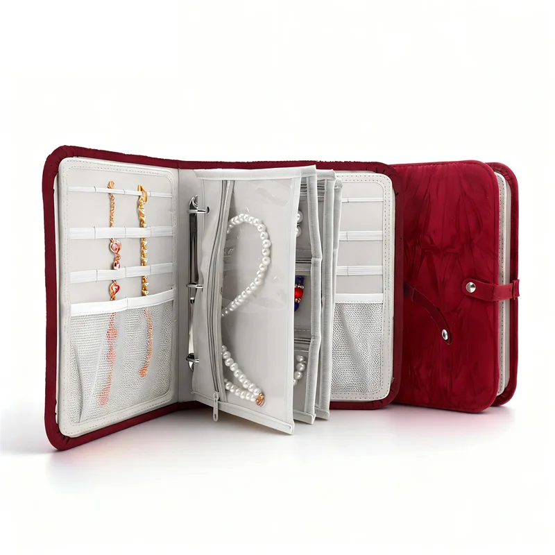 Velvet Book-Style Jewelry Storage Bag Ring Stud Necklace Pendant Bracelet Storage and Display Bag
Velvet Book-Style Jewelry Storage Bag Ring Stud Necklace Pendant Bracelet Storage and Display Bag