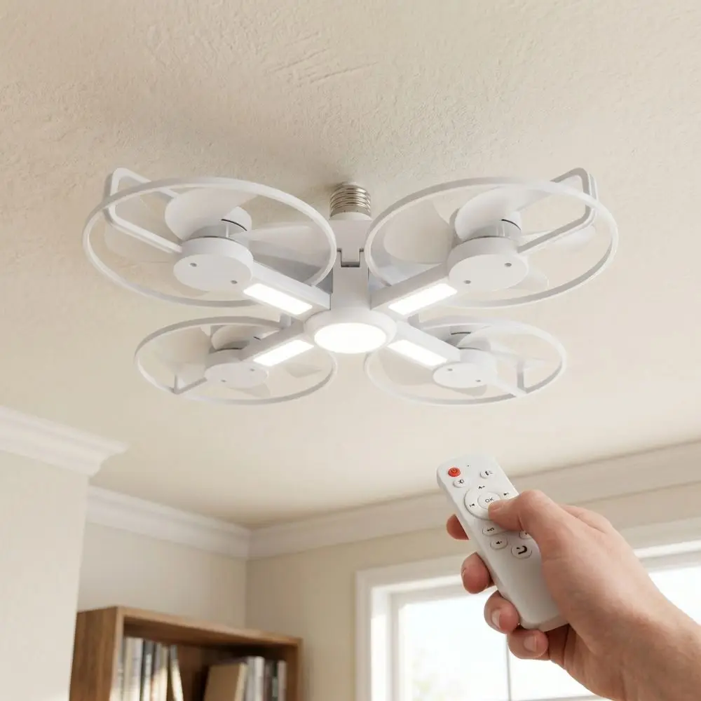 3-Speed 2-in-1 Ceiling Fan Light Dimmable 3-Color Temp Ceiling Fan Light with Remote Remote Control Adjustable
3-Speed 2-in-1 Ceiling Fan Light Dimmable 3-Color Temp Ceiling Fan Light with Remote Remote Control Adjustable