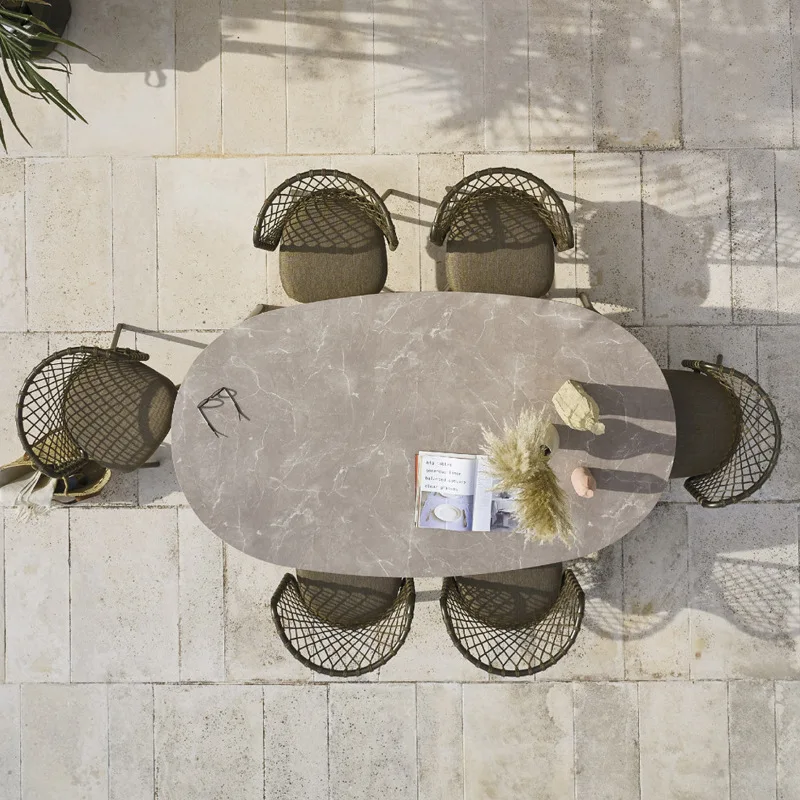 &Nordic Style Outdoor Metal Table Chair Garden Set for Courtyard Hotel Villa Balcony
&Nordic Style Outdoor Metal Table Chair Garden Set for Courtyard Hotel Villa Balcony
