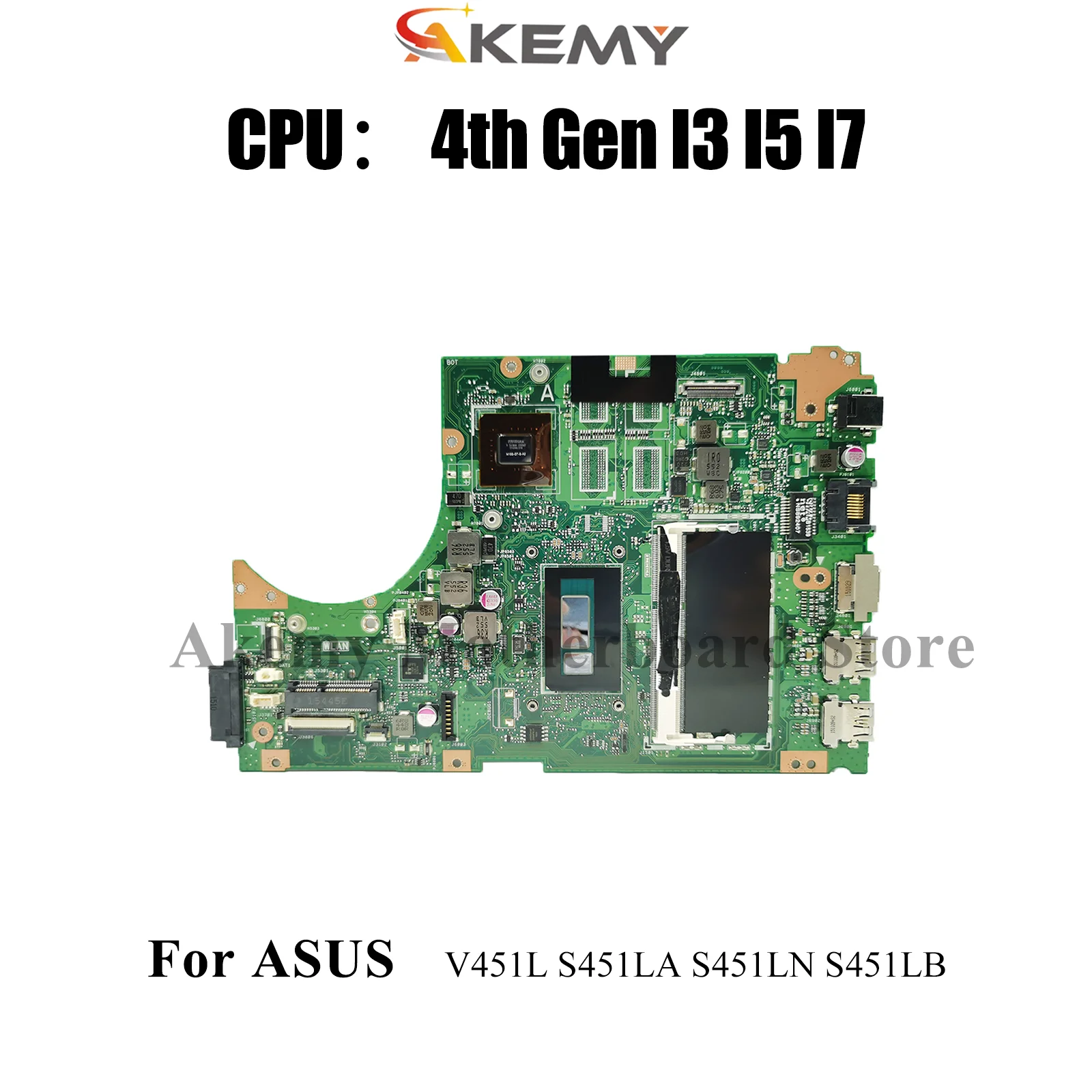 S451LN Материнская плата для ноутбука ASUS VivoBook S451LB S451LN V451L R451L K451L S451L S451LA Материнская плата для ноутбука с процессором I3 I5 I7
S451LN Материнская плата для ноутбука ASUS VivoBook S451LB S451LN V451L R451L K451L S451L S451LA Материнская плата для ноутбука с процессором I3 I5 I7
