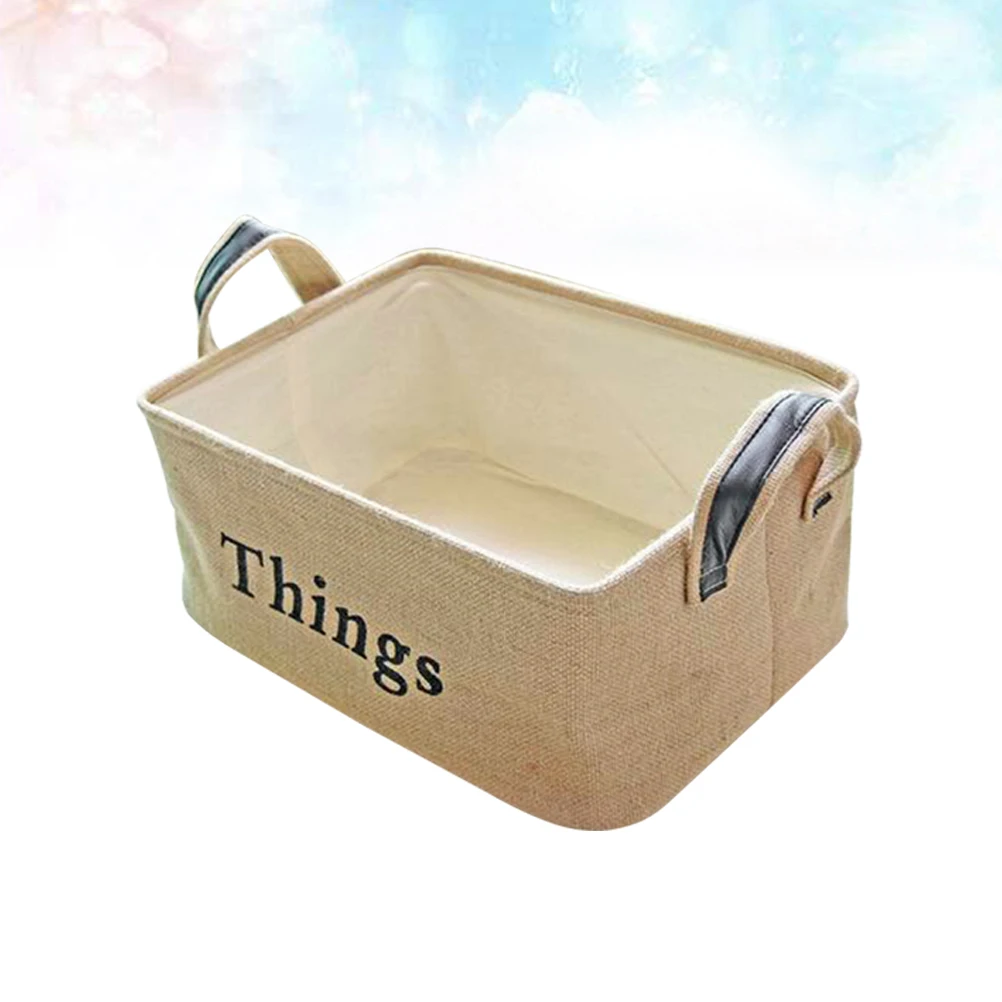 Large Size Jute Storage Basket Portable Handled Organizer For Books Household Sundries Simple Style Bedroom Bathroom Office
Large Size Jute Storage Basket Portable Handled Organizer For Books Household Sundries Simple Style Bedroom Bathroom Office