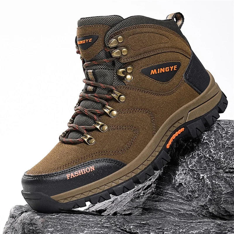 Men's High-top Outdoor Climbing Shoes Large Size Men Sports Hiking Shoes Waterproof Mountain Off-road Shoes Male Hunting Boots
Men's High-top Outdoor Climbing Shoes Large Size Men Sports Hiking Shoes Waterproof Mountain Off-road Shoes Male Hunting Boots