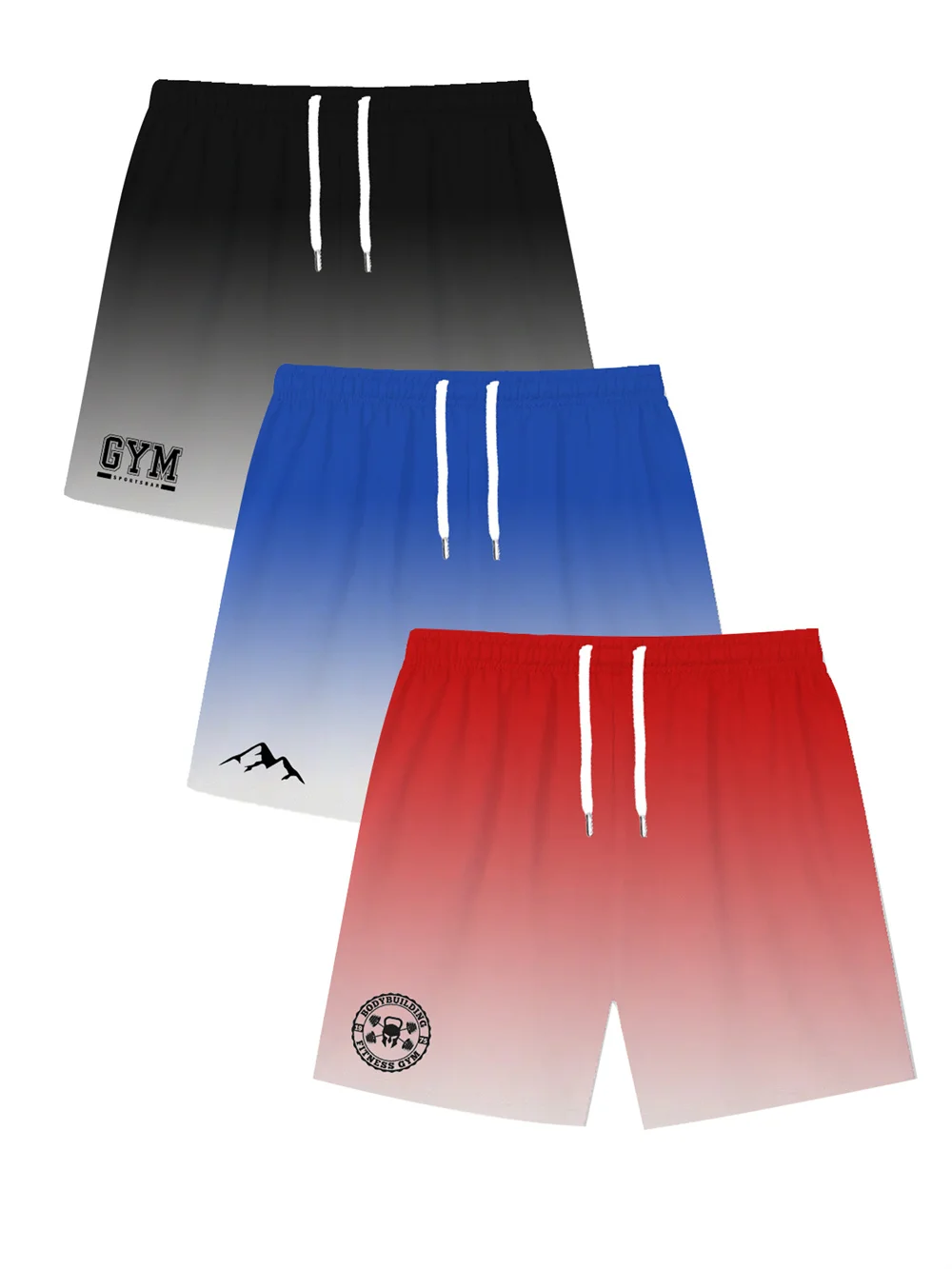 Men's 3d printed beach pants two-tone gradient design print casual fashion outdoor drawstring
Men's 3d printed beach pants two-tone gradient design print casual fashion outdoor drawstring