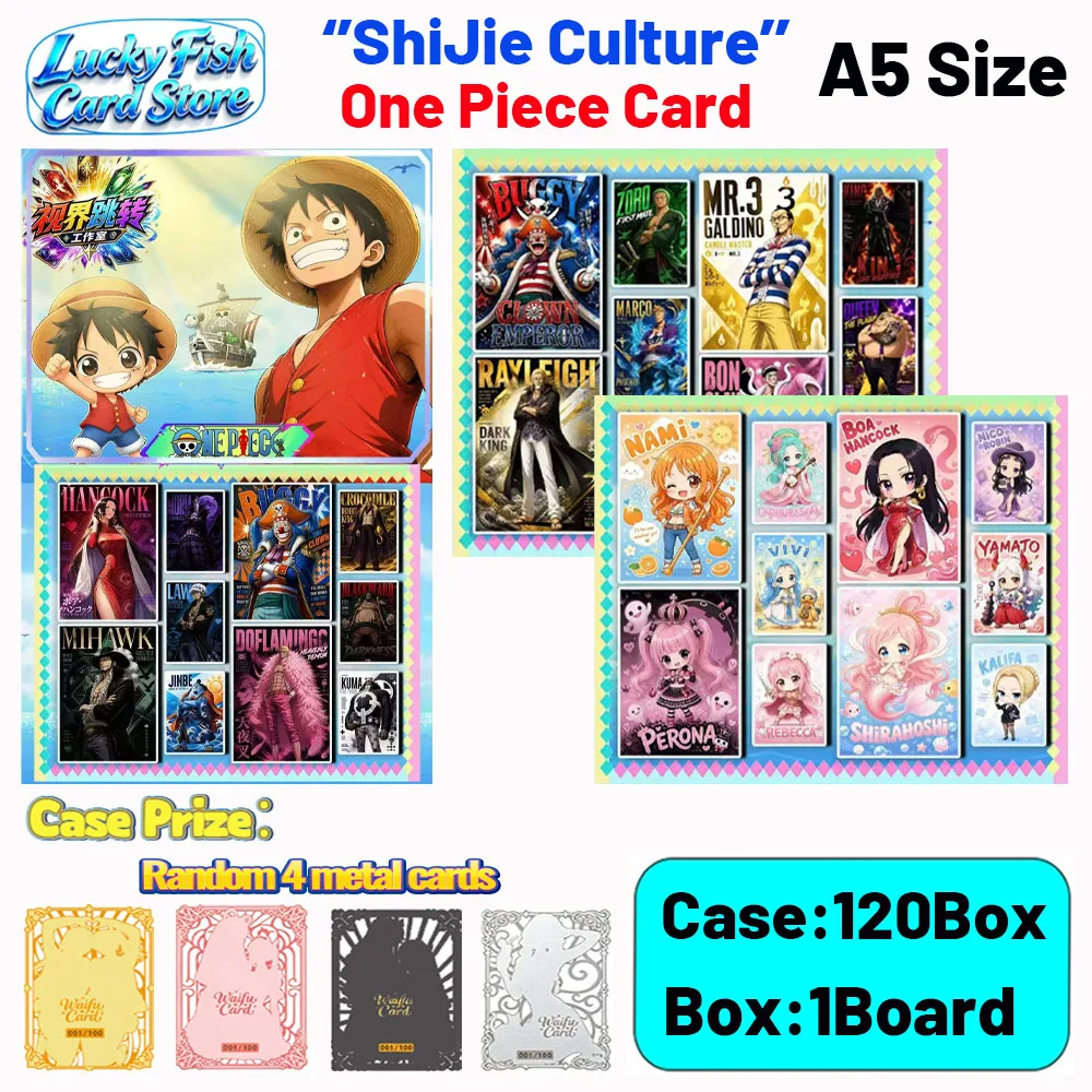 Wholesale 2026 New ShiJie Creative Studio One Piece Cards A5 Size Acrylic Board Children's Toys Birthday Gifts
Wholesale 2026 New ShiJie Creative Studio One Piece Cards A5 Size Acrylic Board Children's Toys Birthday Gifts