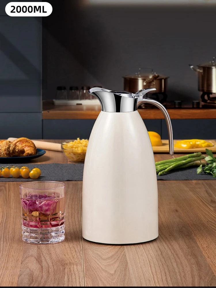 Double Layered 316 Stainless Steel Vacuum Insulated Water Bottle European Style Warm Water Pot 2L Home Use Thermal Pot
Double Layered 316 Stainless Steel Vacuum Insulated Water Bottle European Style Warm Water Pot 2L Home Use Thermal Pot