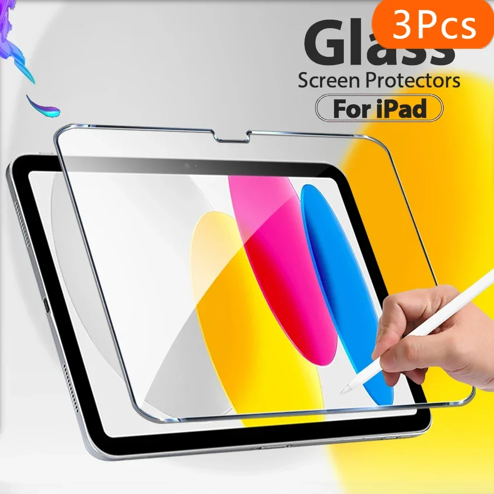 3Pcs Tempered Glass Screen Protector For iPad 11th 10th 9th 7th 8th 6th 5th Generation Air 11 13 5 4 Pro 11 13 9.7 10.5 12.9 Min
3Pcs Tempered Glass Screen Protector For iPad 11th 10th 9th 7th 8th 6th 5th Generation Air 11 13 5 4 Pro 11 13 9.7 10.5 12.9 Min