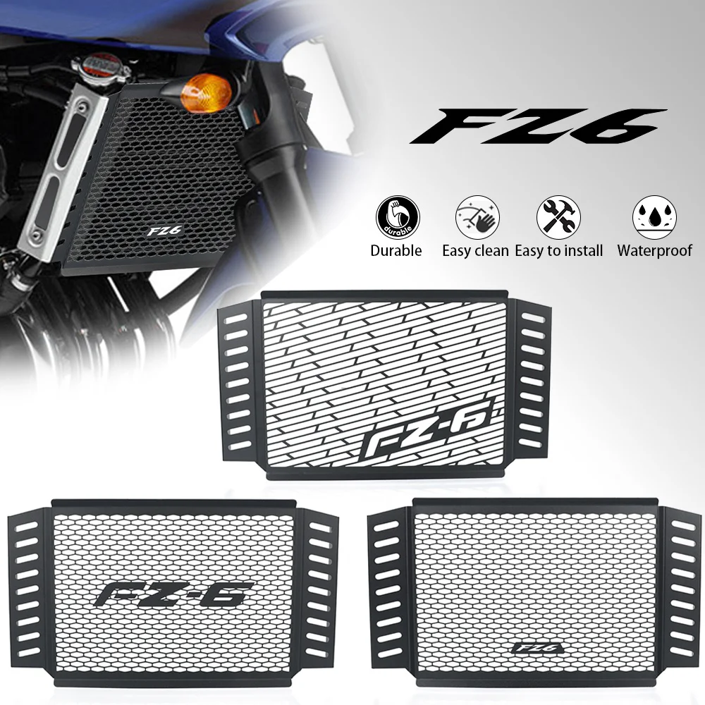2007 2008 2009 2010 FZ6 FAZER FZ-6 FZ 6 Fazer Radiator Grille Cover Guard Protection Protetor For Yamaha Motorcycle Accessories
2007 2008 2009 2010 FZ6 FAZER FZ-6 FZ 6 Fazer Radiator Grille Cover Guard Protection Protetor For Yamaha Motorcycle Accessories