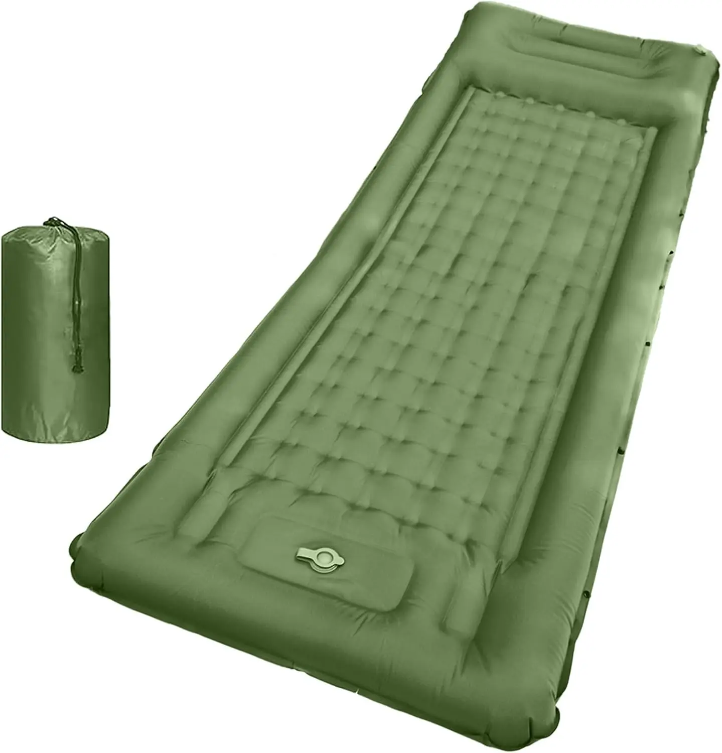 78in x 29in x 5in Inflatable Sleeping Pad, Waterproof Lightweight Air Mattress with Built-in Pump for Camping, Hiking & Backpack
78in x 29in x 5in Inflatable Sleeping Pad, Waterproof Lightweight Air Mattress with Built-in Pump for Camping, Hiking & Backpack