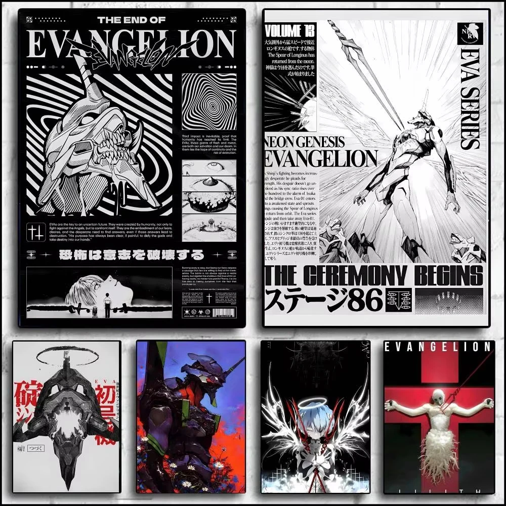 G-Genesis N-NeonS E-Evangelion Poster Canvas Wall Art Movie Posters for Living Bedroom Black and White Retro Room Home Decor
G-Genesis N-NeonS E-Evangelion Poster Canvas Wall Art Movie Posters for Living Bedroom Black and White Retro Room Home Decor
