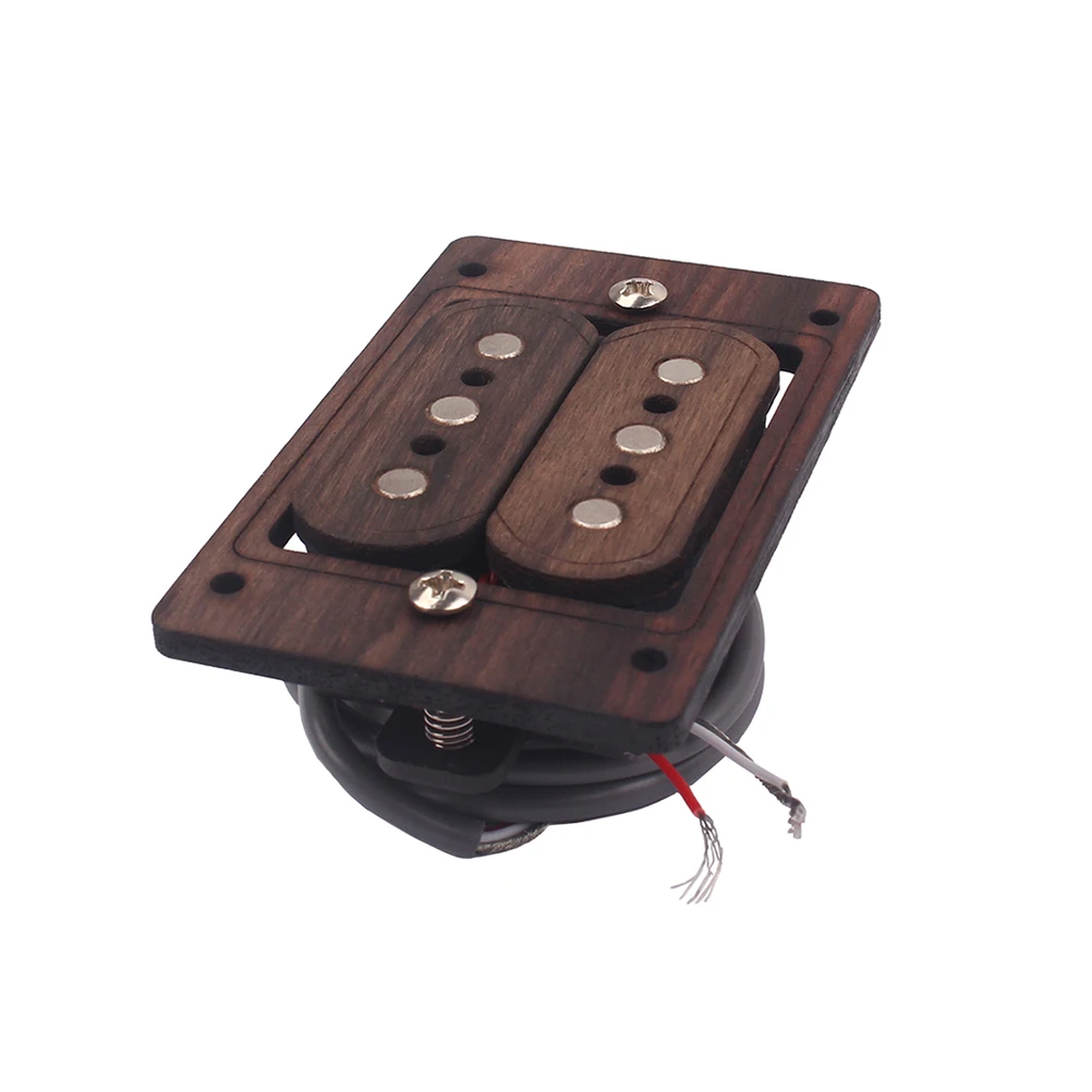Double Coil Pickup -string Humbucker Bridge Neck Rosewood Rosewood Electric Guitar Pickups Pickups For Bass
Double Coil Pickup -string Humbucker Bridge Neck Rosewood Rosewood Electric Guitar Pickups Pickups For Bass