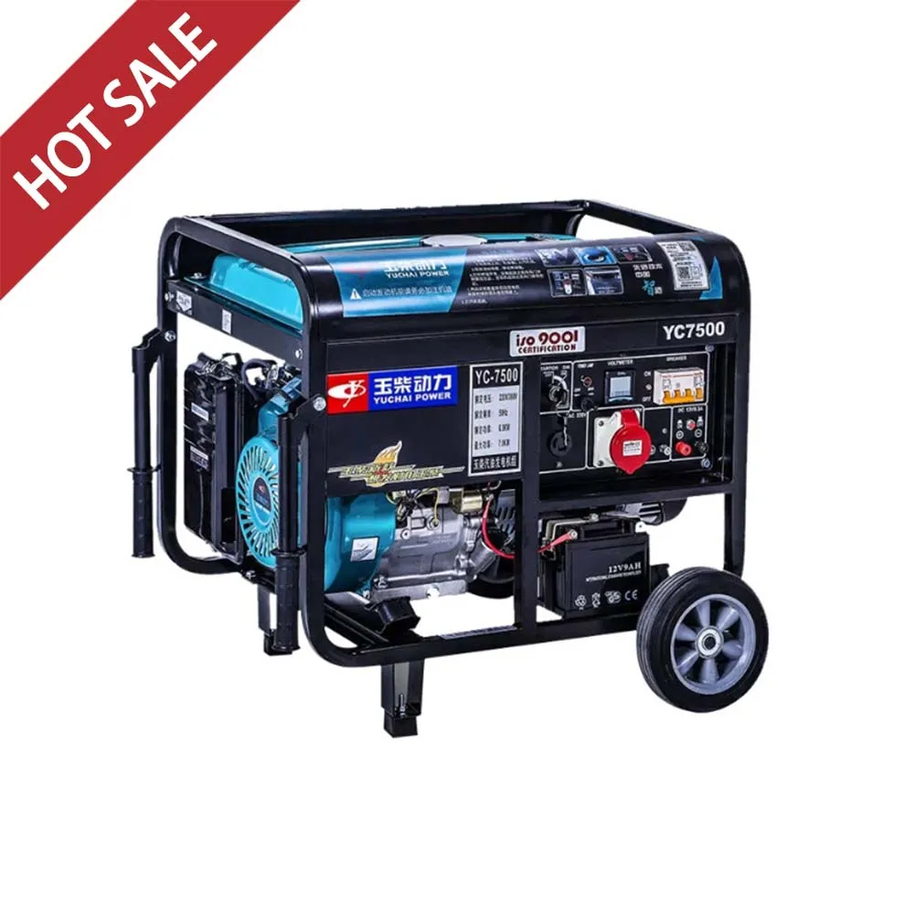 Yuchai Generator YC-7500, Voltage 220V 380V Optional, Portable and Movable Household Industrial Power Generation Equipment
Yuchai Generator YC-7500, Voltage 220V 380V Optional, Portable and Movable Household Industrial Power Generation Equipment