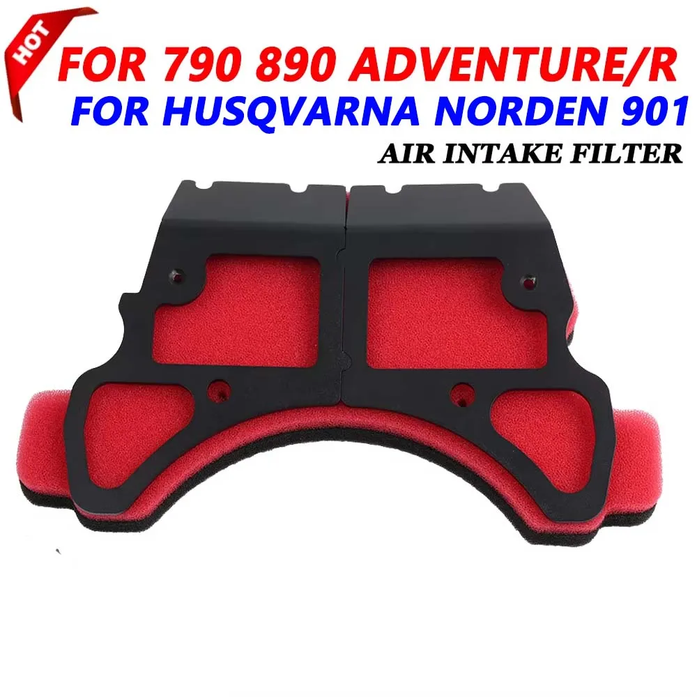 For KTM 790 890 Adventure 790ADV R 890ADV for Husqvarna Norden 901 Motorcycle Parts Air Intake Filter with CNC Protective Cover
For KTM 790 890 Adventure 790ADV R 890ADV for Husqvarna Norden 901 Motorcycle Parts Air Intake Filter with CNC Protective Cover