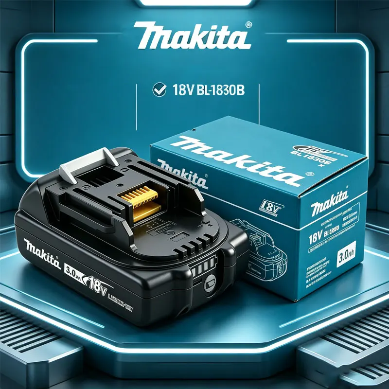 3Ah Original Makita 18V Battery BL1830B Rechargeable Lithium-Ion Battery for Makita 18V Power Tools Replace the battery
3Ah Original Makita 18V Battery BL1830B Rechargeable Lithium-Ion Battery for Makita 18V Power Tools Replace the battery