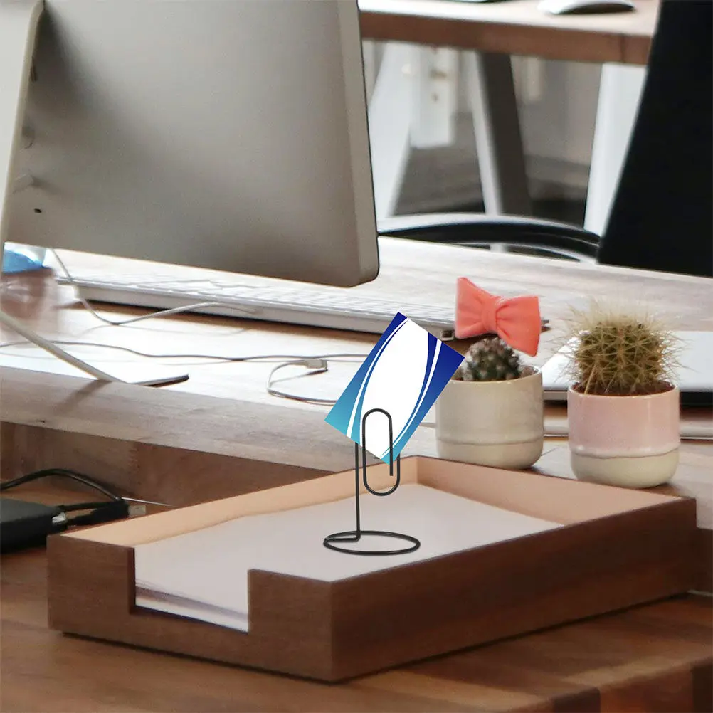 2Pcs Metal Desk Card Holder Business Card Display Stand Postcard Note Clip Organizer for Office Table Menu Memo Clips Space
2Pcs Metal Desk Card Holder Business Card Display Stand Postcard Note Clip Organizer for Office Table Menu Memo Clips Space