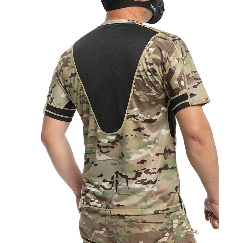 Men's Breathable Tactical Tee Half Sleeve Military Summer Top Fast Drying T-Shirt Camouflage Short Sleeve Round Neck T-Shirt
Men's Breathable Tactical Tee Half Sleeve Military Summer Top Fast Drying T-Shirt Camouflage Short Sleeve Round Neck T-Shirt